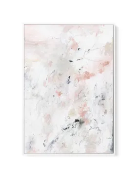 Abstract Blush II | Framed Canvas Art Print