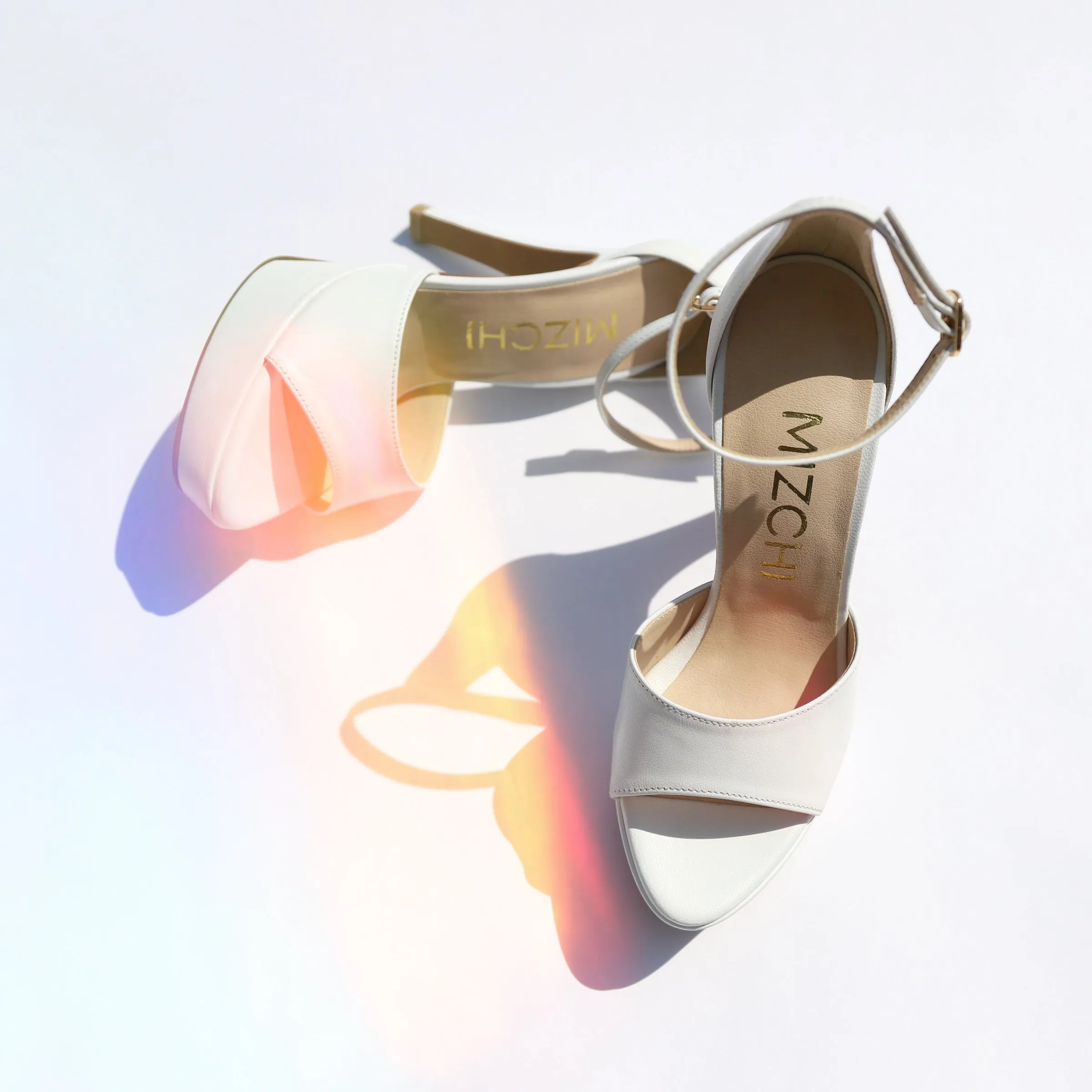 AMBIKA - ankle strap platform