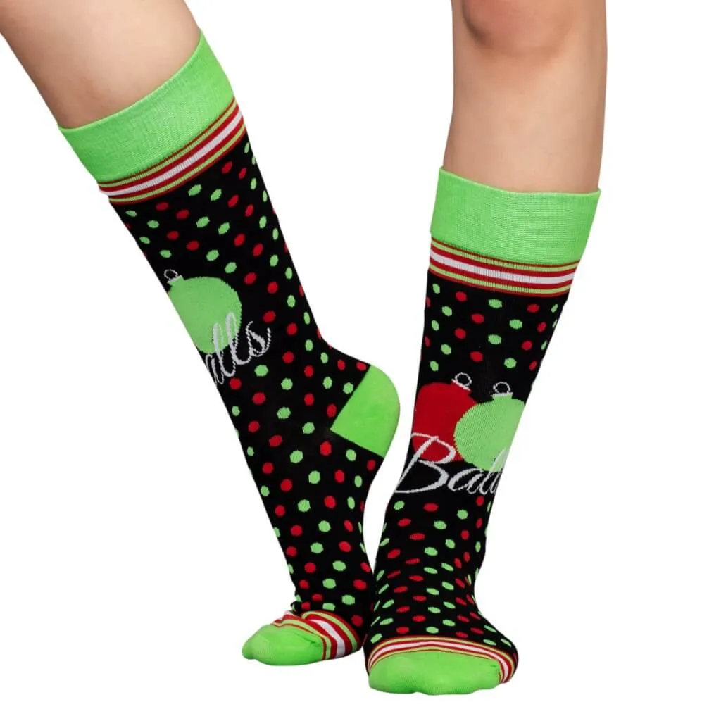 Balls Ugly Christmas Socks - Adult