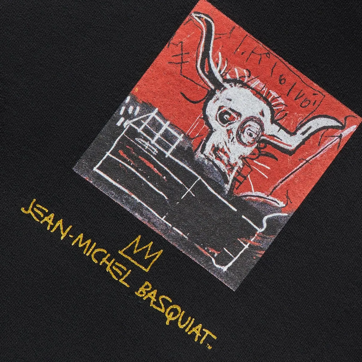 BASQUIAT / WASHED HEAVY WEIGHT PULLOVER HOOD