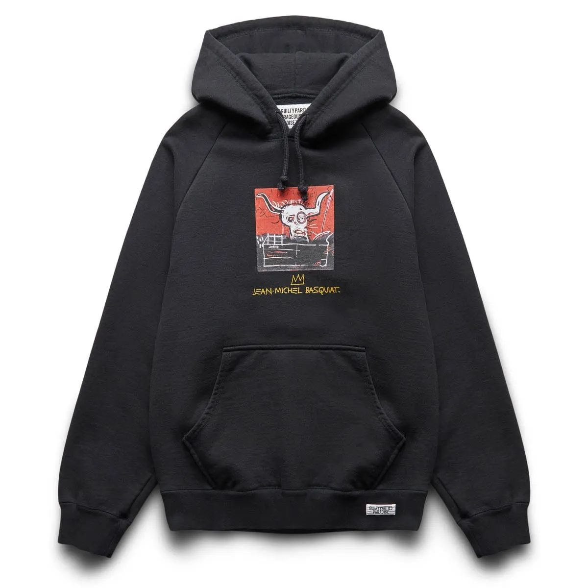 BASQUIAT / WASHED HEAVY WEIGHT PULLOVER HOOD