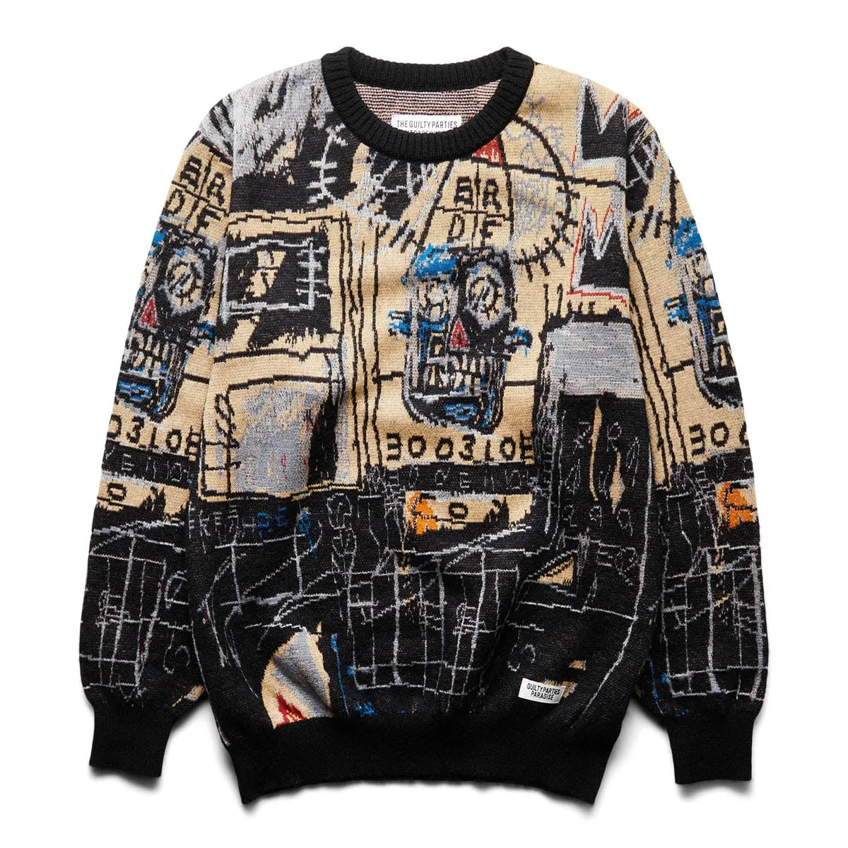 BASQUIAT/CREW NECK SWEATER (TYPE-1)