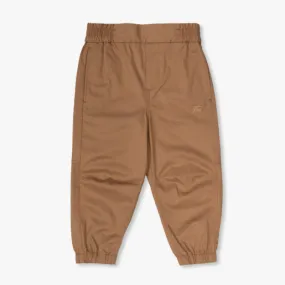 Beige Logo Trousers