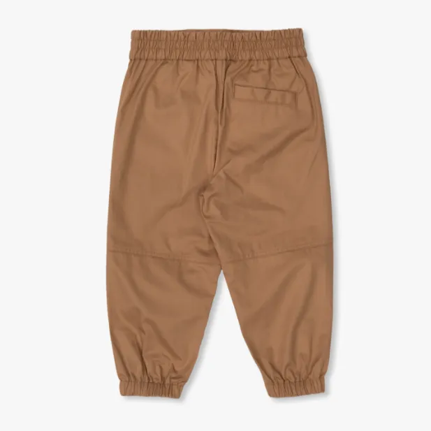 Beige Logo Trousers