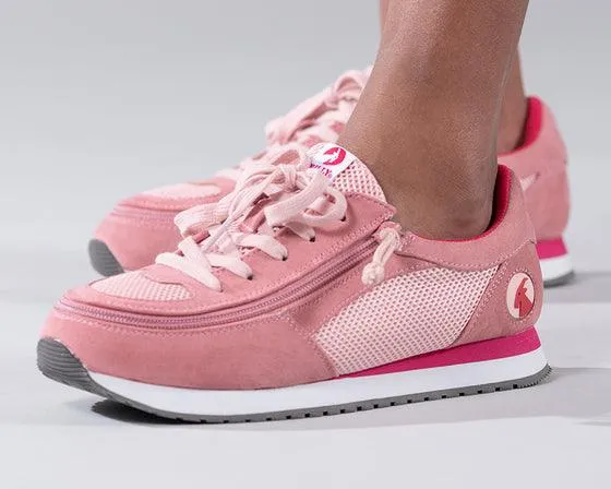 Billy Kids Pink Jogger Adaptable Girls Sneaker (EasyOn)