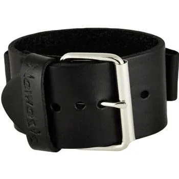 Black Leather Ladies Cuff GB