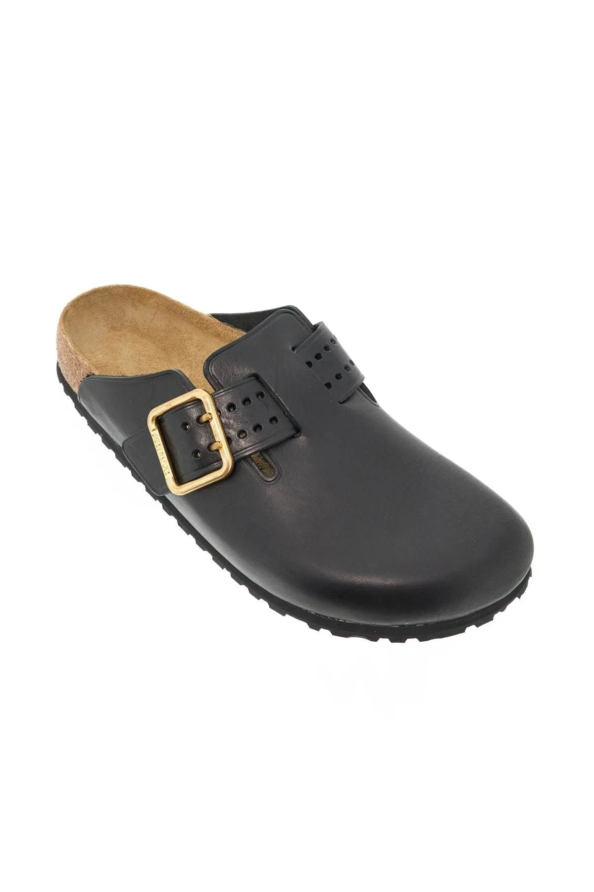 Boston Bold Leather Clog With Sab