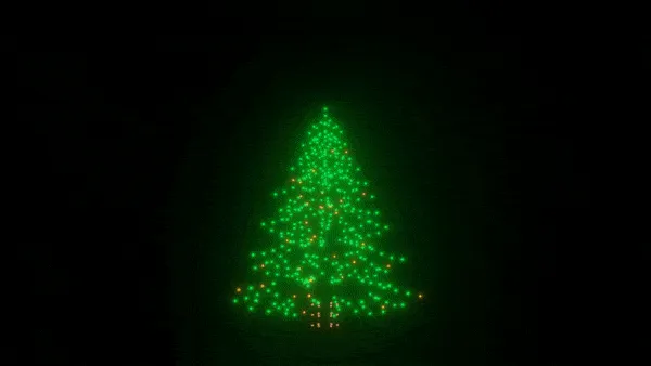 Christmas tree animation - 400 drones