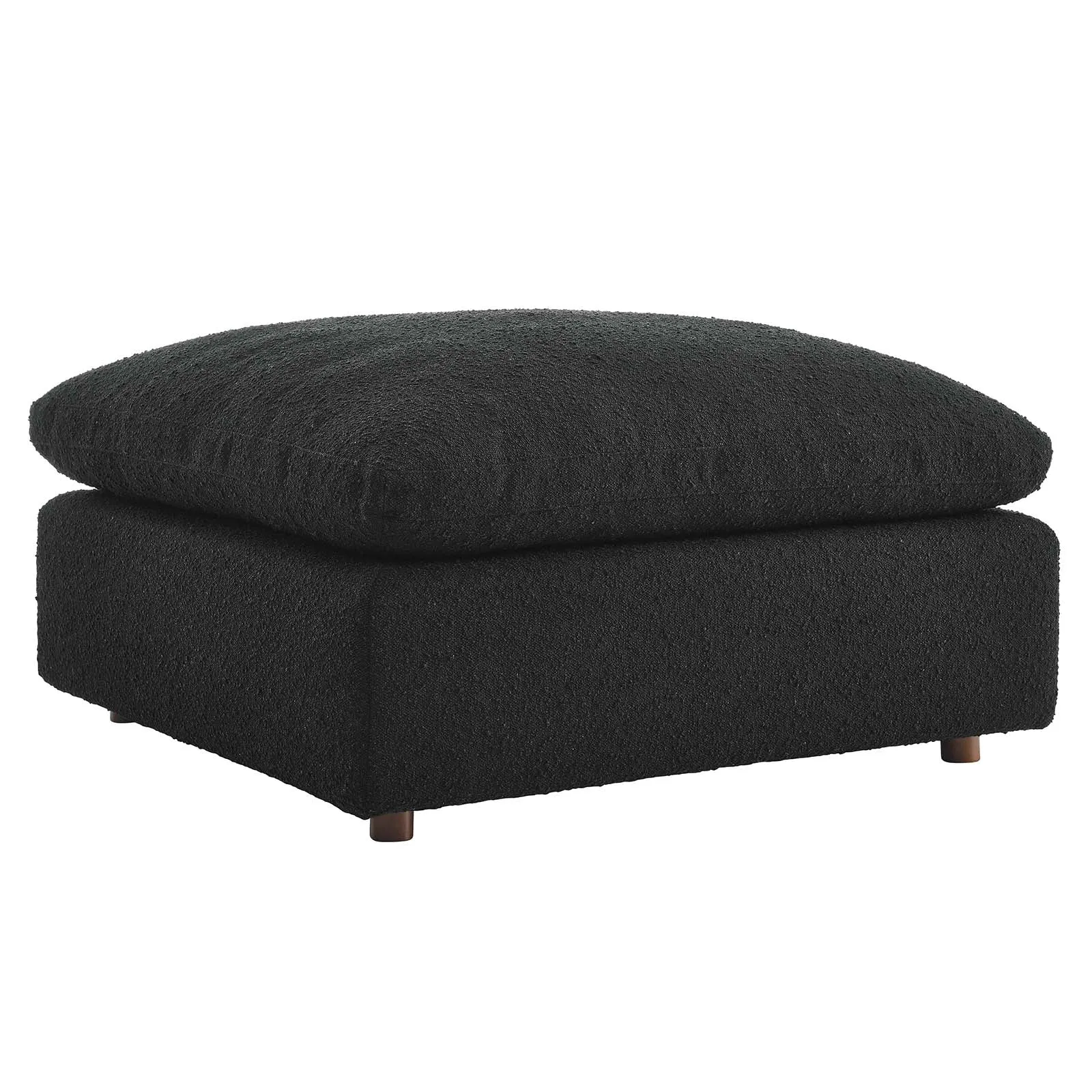 Commix Down Filled Overstuffed Boucle Fabric Ottoman by Modway