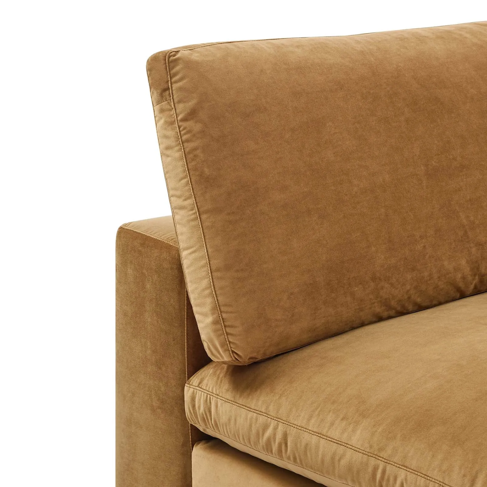 Commix Down Filled Overstuffed Performance Velvet Armless Chair by Modway