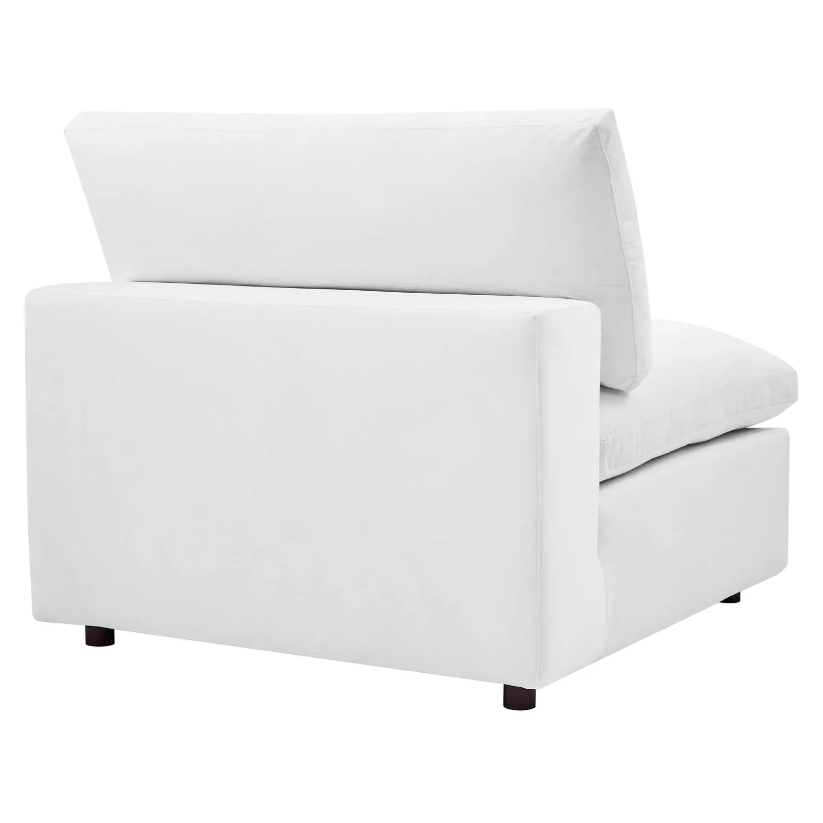 Commix Down Filled Overstuffed Performance Velvet Armless Chair by Modway