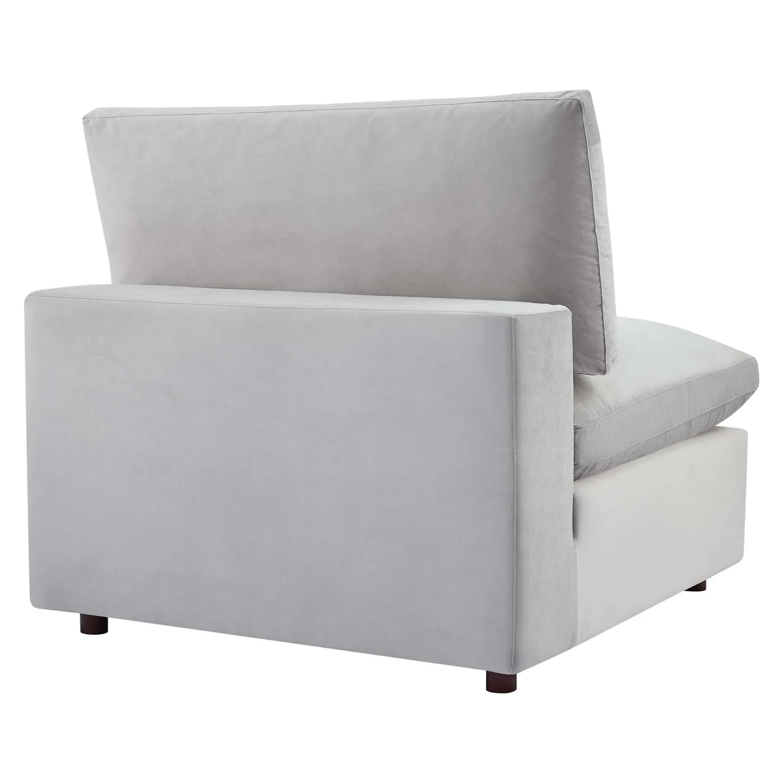 Commix Down Filled Overstuffed Performance Velvet Armless Chair by Modway