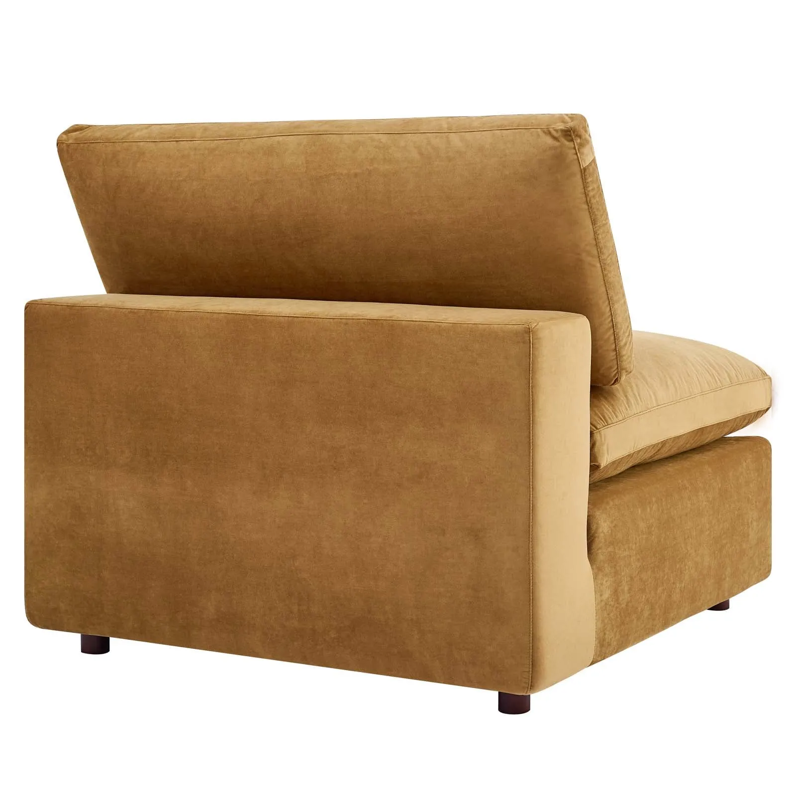 Commix Down Filled Overstuffed Performance Velvet Armless Chair by Modway