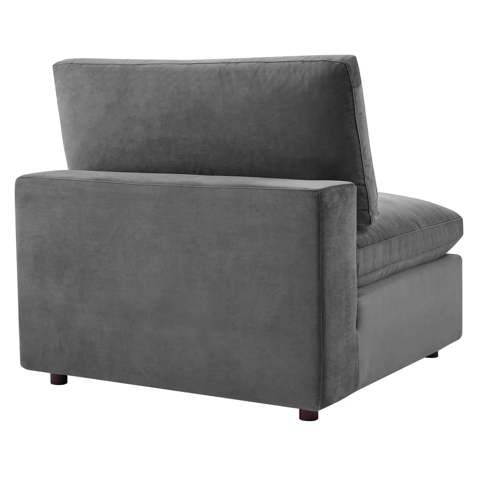 Commix Down Filled Overstuffed Performance Velvet Armless Chair by Modway