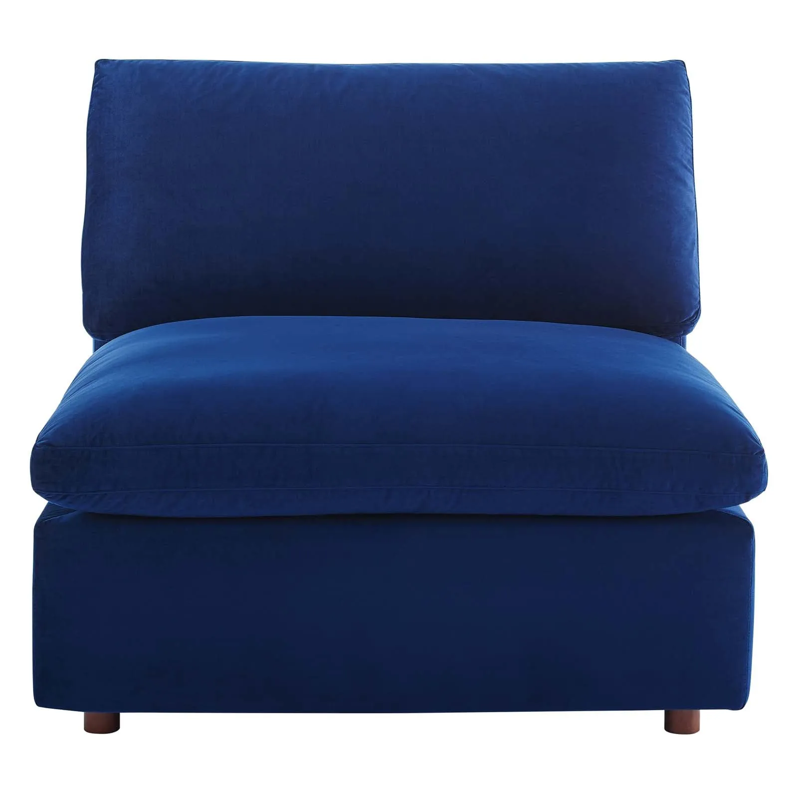 Commix Down Filled Overstuffed Performance Velvet Armless Chair by Modway