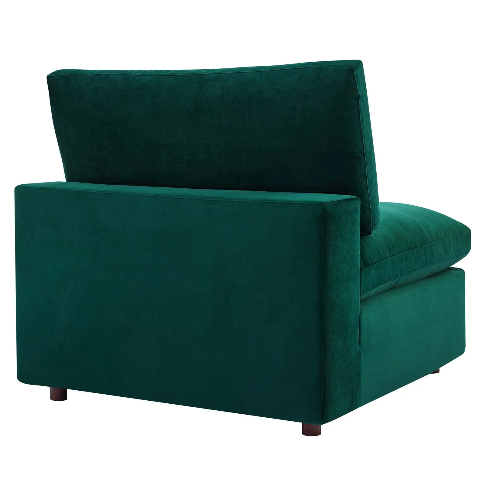 Commix Down Filled Overstuffed Performance Velvet Armless Chair by Modway