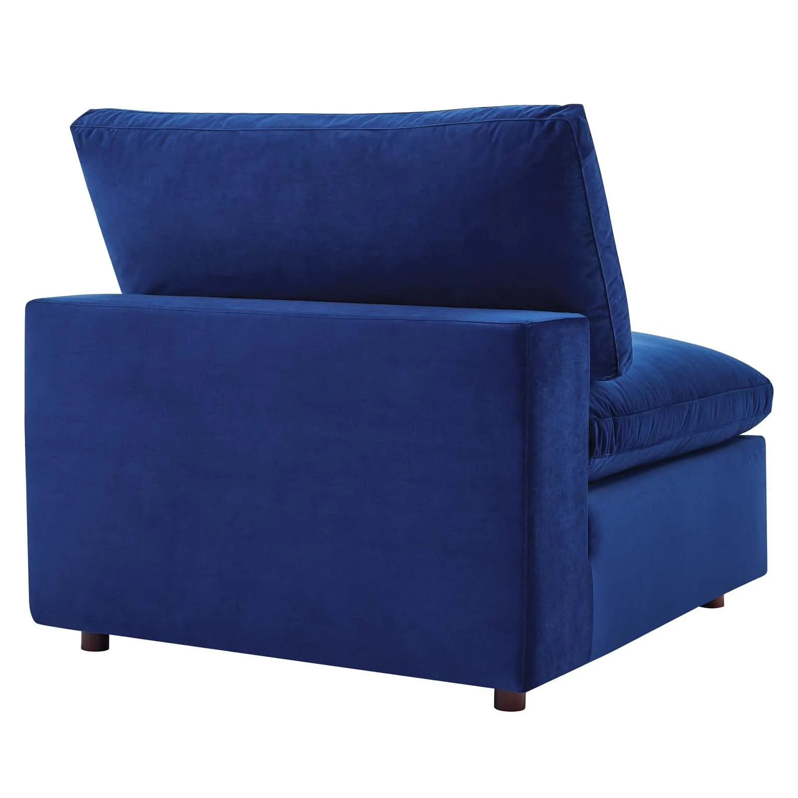 Commix Down Filled Overstuffed Performance Velvet Armless Chair by Modway