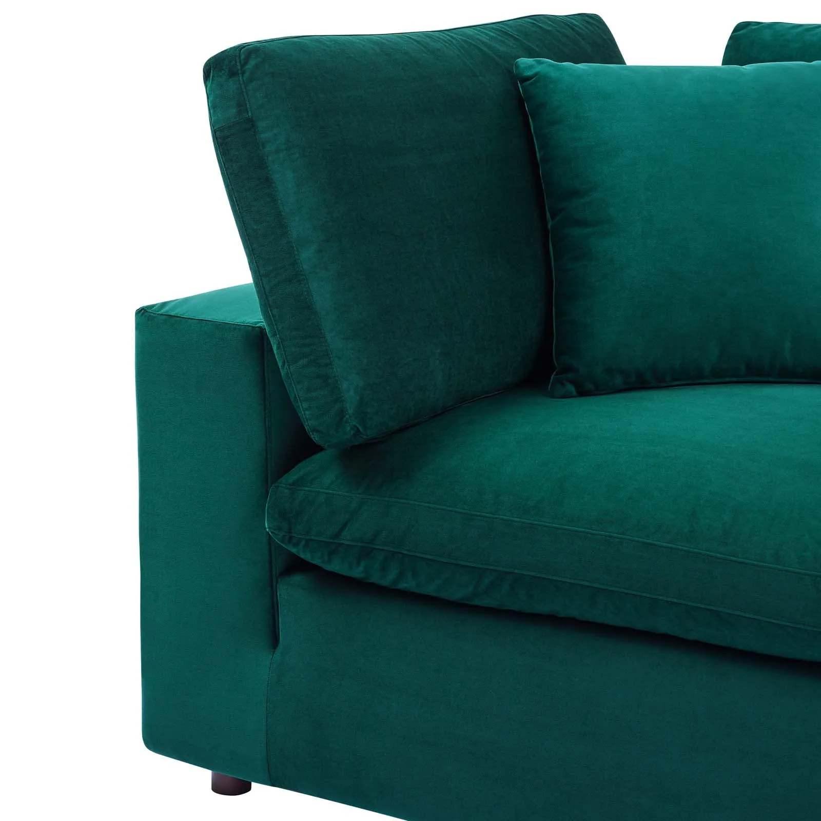 Commix Down Filled Overstuffed Performance Velvet Corner Chair by Modway