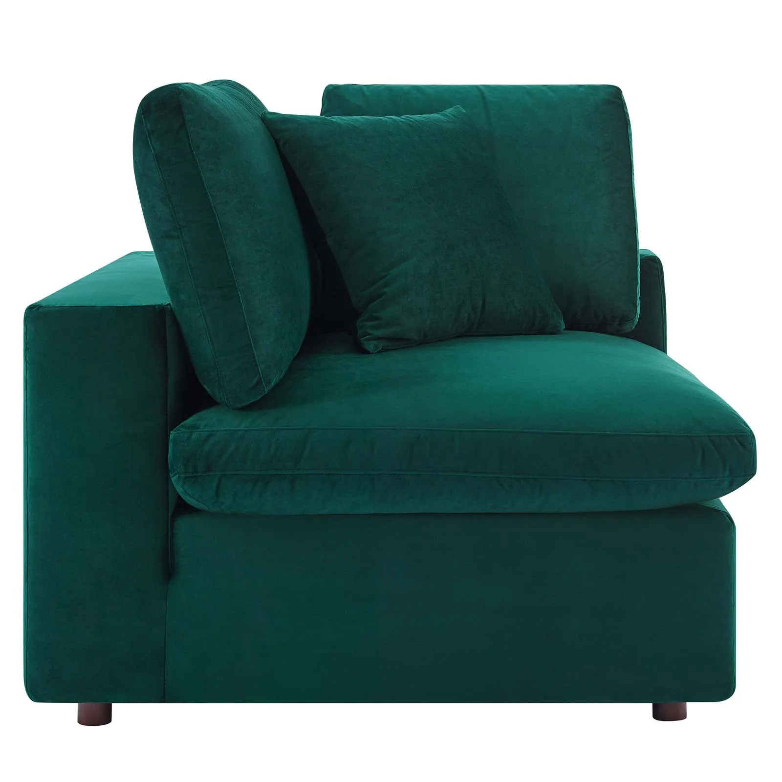 Commix Down Filled Overstuffed Performance Velvet Corner Chair by Modway