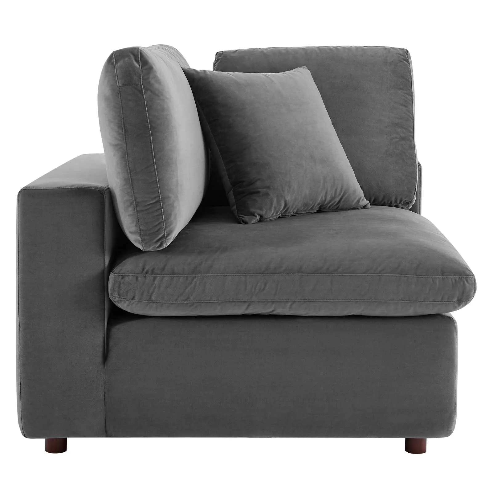 Commix Down Filled Overstuffed Performance Velvet Corner Chair by Modway