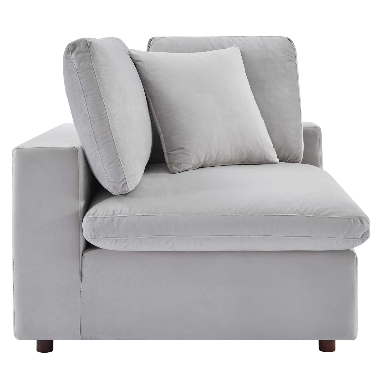 Commix Down Filled Overstuffed Performance Velvet Corner Chair by Modway