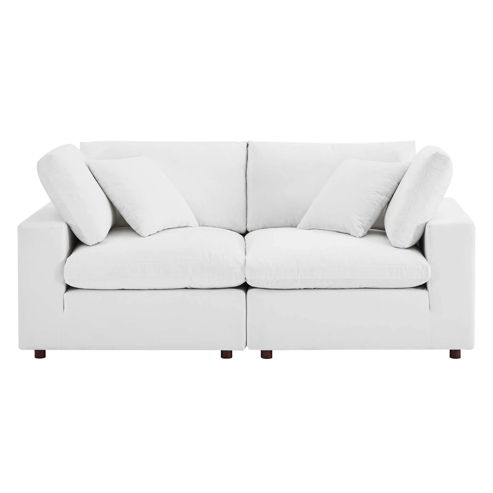 Commix Down Filled Overstuffed Performance Velvet Loveseat by Modway