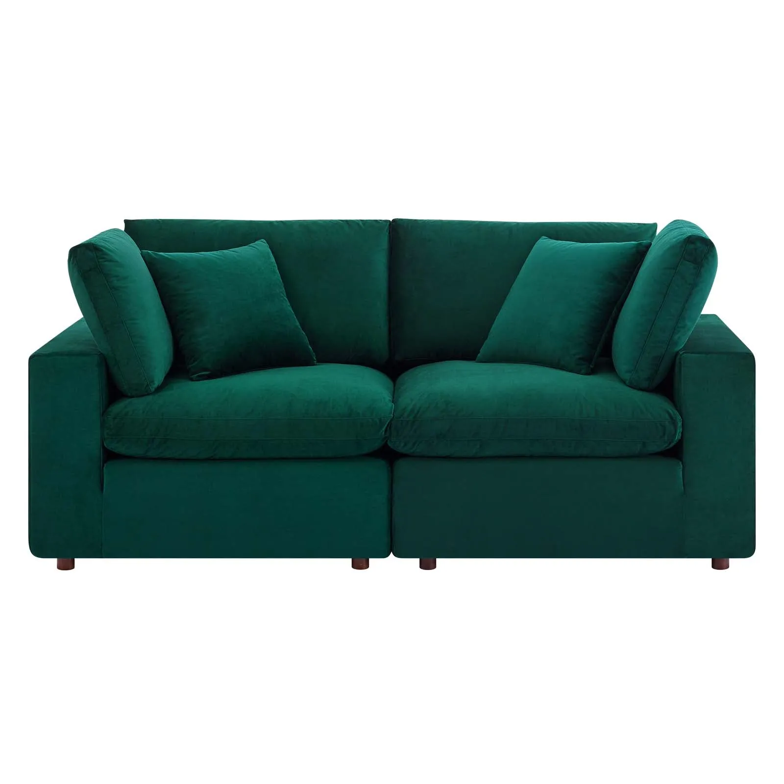 Commix Down Filled Overstuffed Performance Velvet Loveseat by Modway