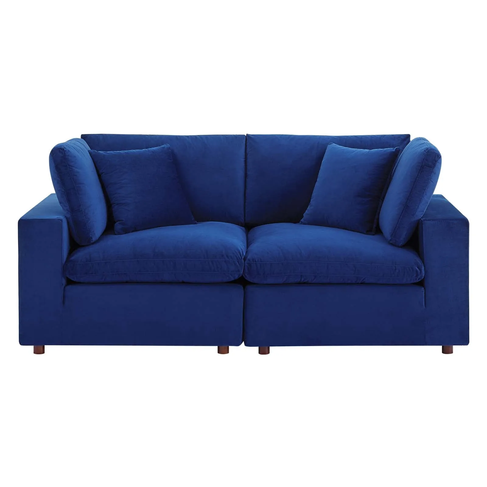 Commix Down Filled Overstuffed Performance Velvet Loveseat by Modway