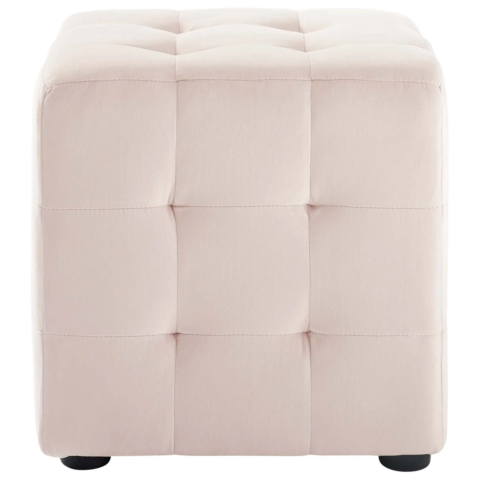 Contour Tufted Cube Performance Velvet Ottoman by Modway