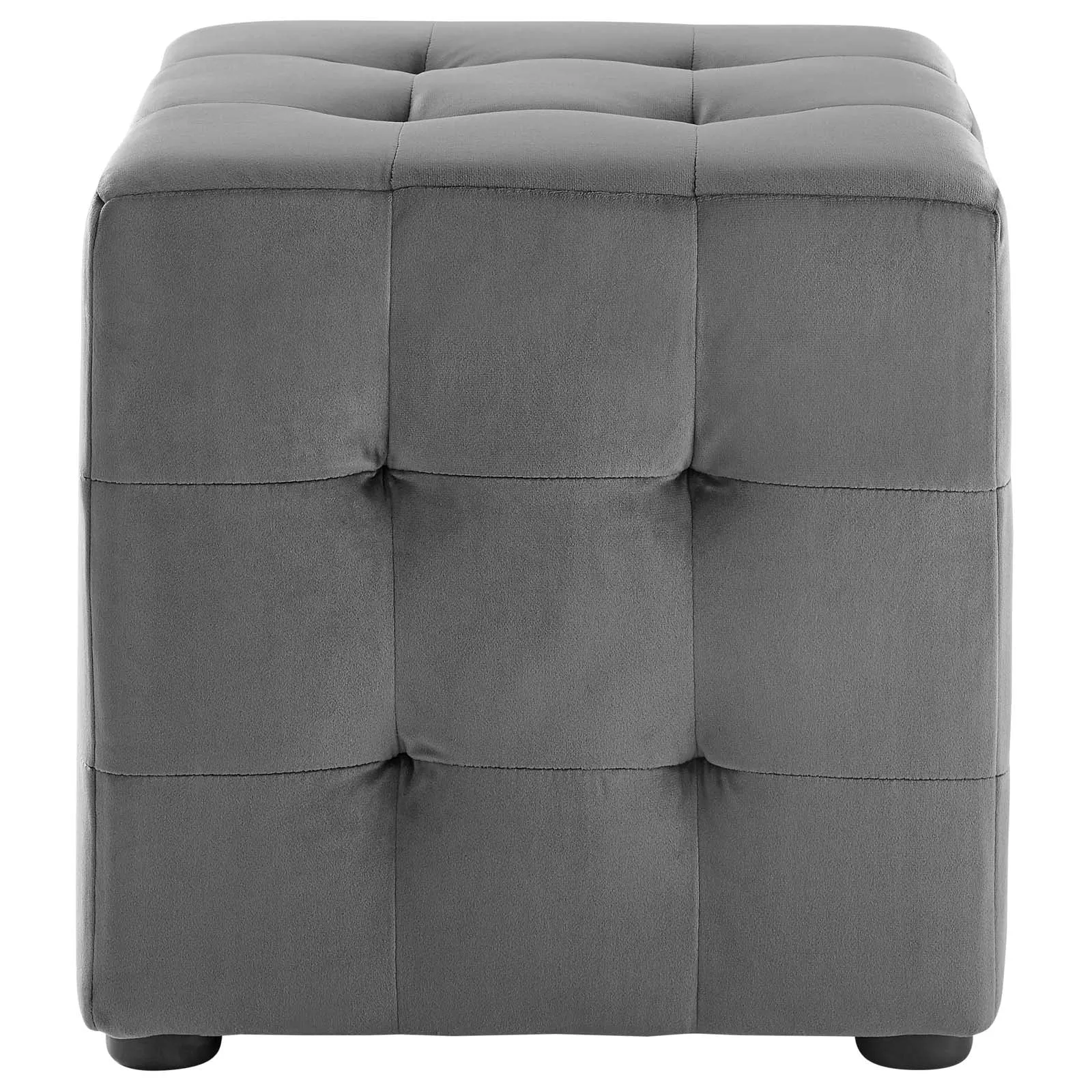 Contour Tufted Cube Performance Velvet Ottoman by Modway