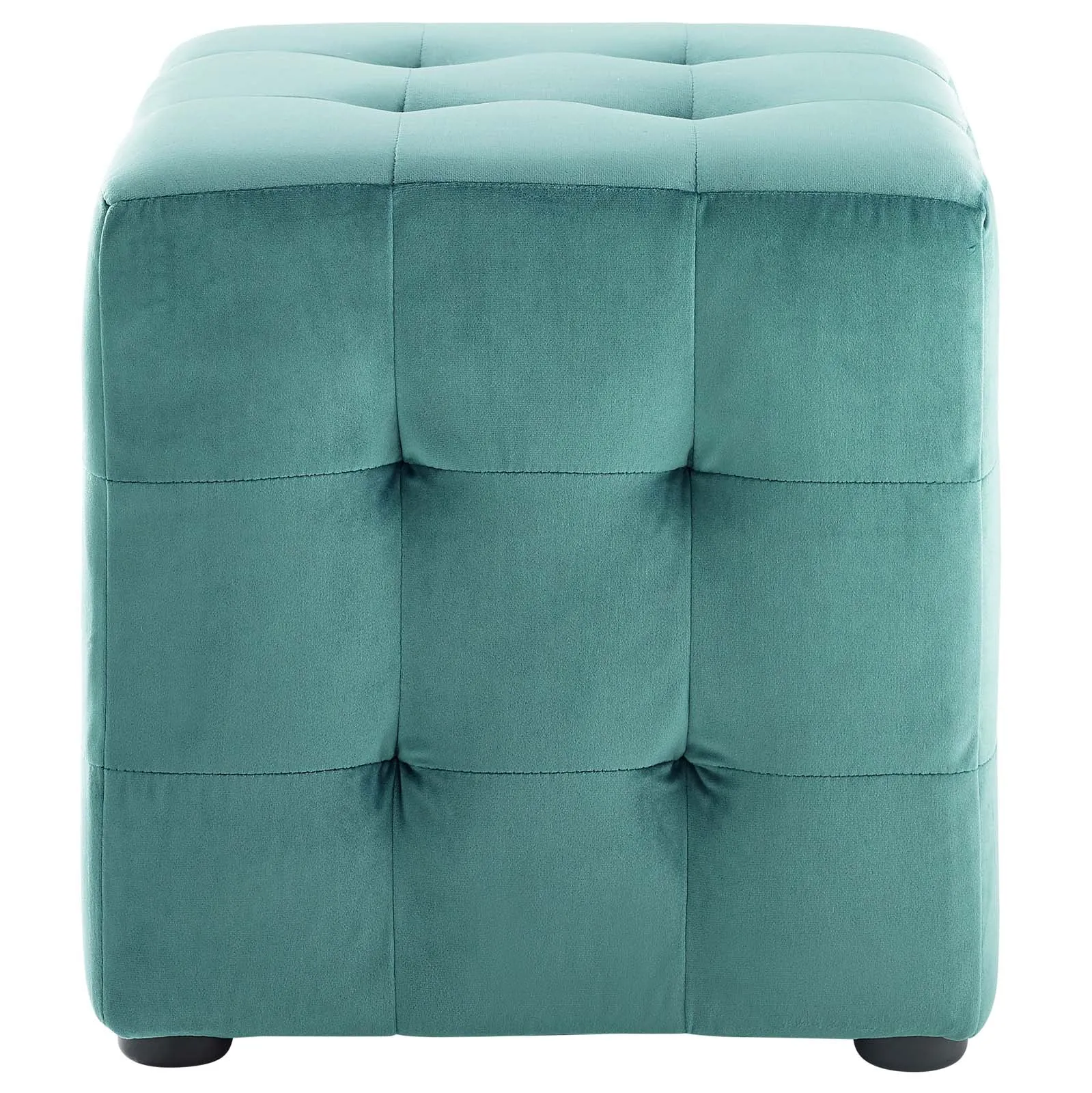 Contour Tufted Cube Performance Velvet Ottoman by Modway