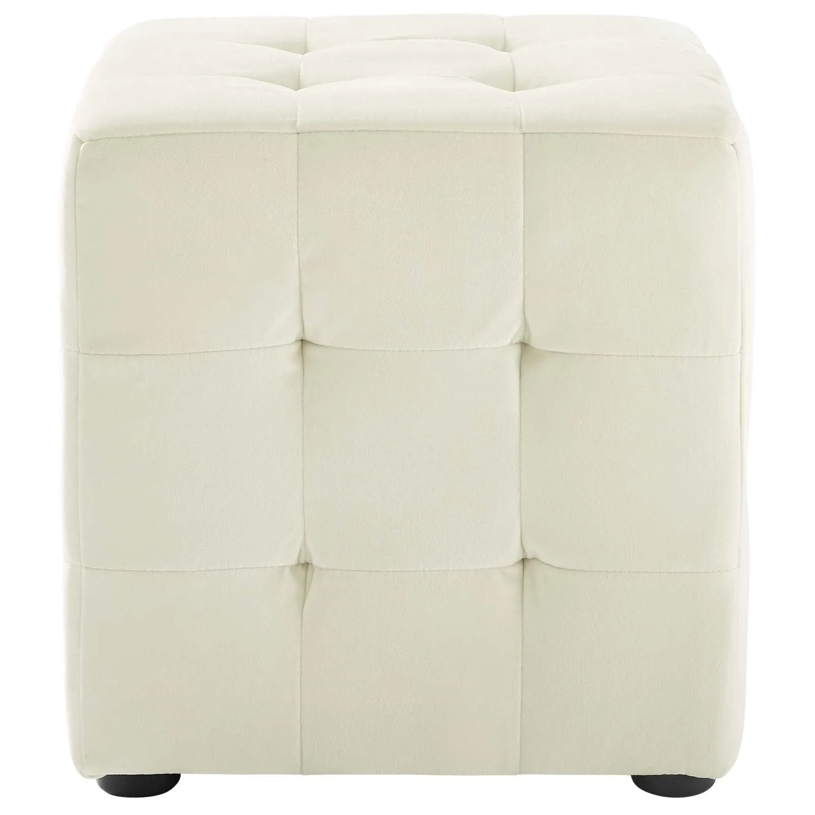 Contour Tufted Cube Performance Velvet Ottoman by Modway