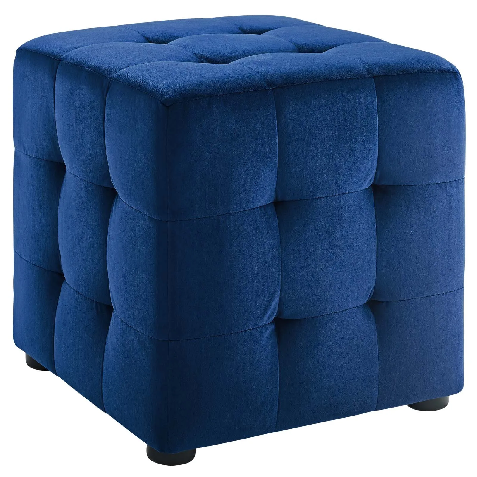 Contour Tufted Cube Performance Velvet Ottoman by Modway