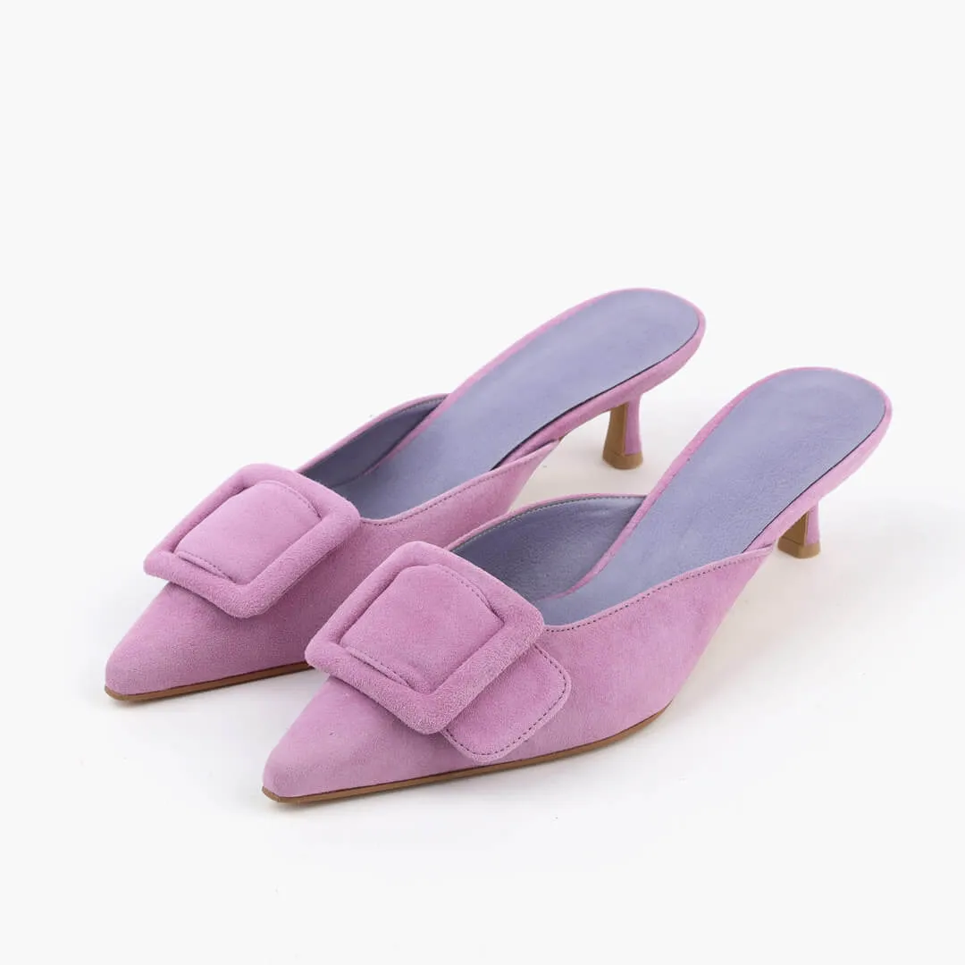 CYNTHIA - suede mules