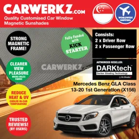 Dr Shadez DARKtech Mercedes Benz GLA Class 2013-2020 1st Generation (X156) Germany SUV Customised Window Magnetic Sunshades