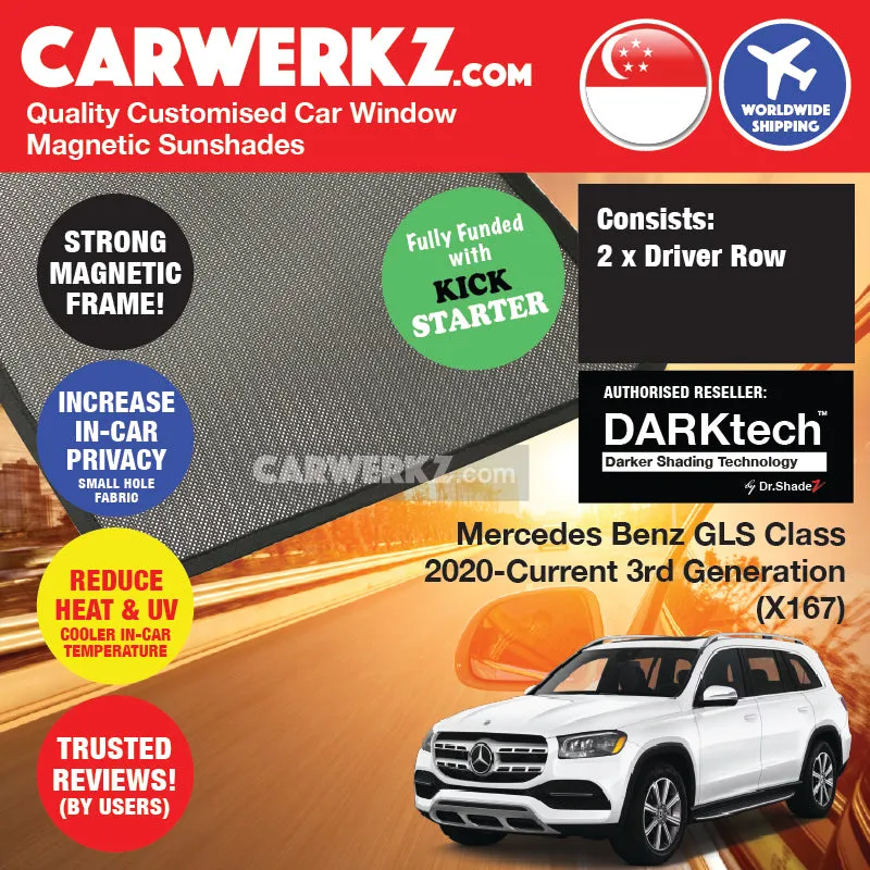 Dr Shadez DARKtech Mercedes Benz GLS Class 2020-Current 3rd Generation (X167) Germany SUV Customised Window Magnetic Sunshades