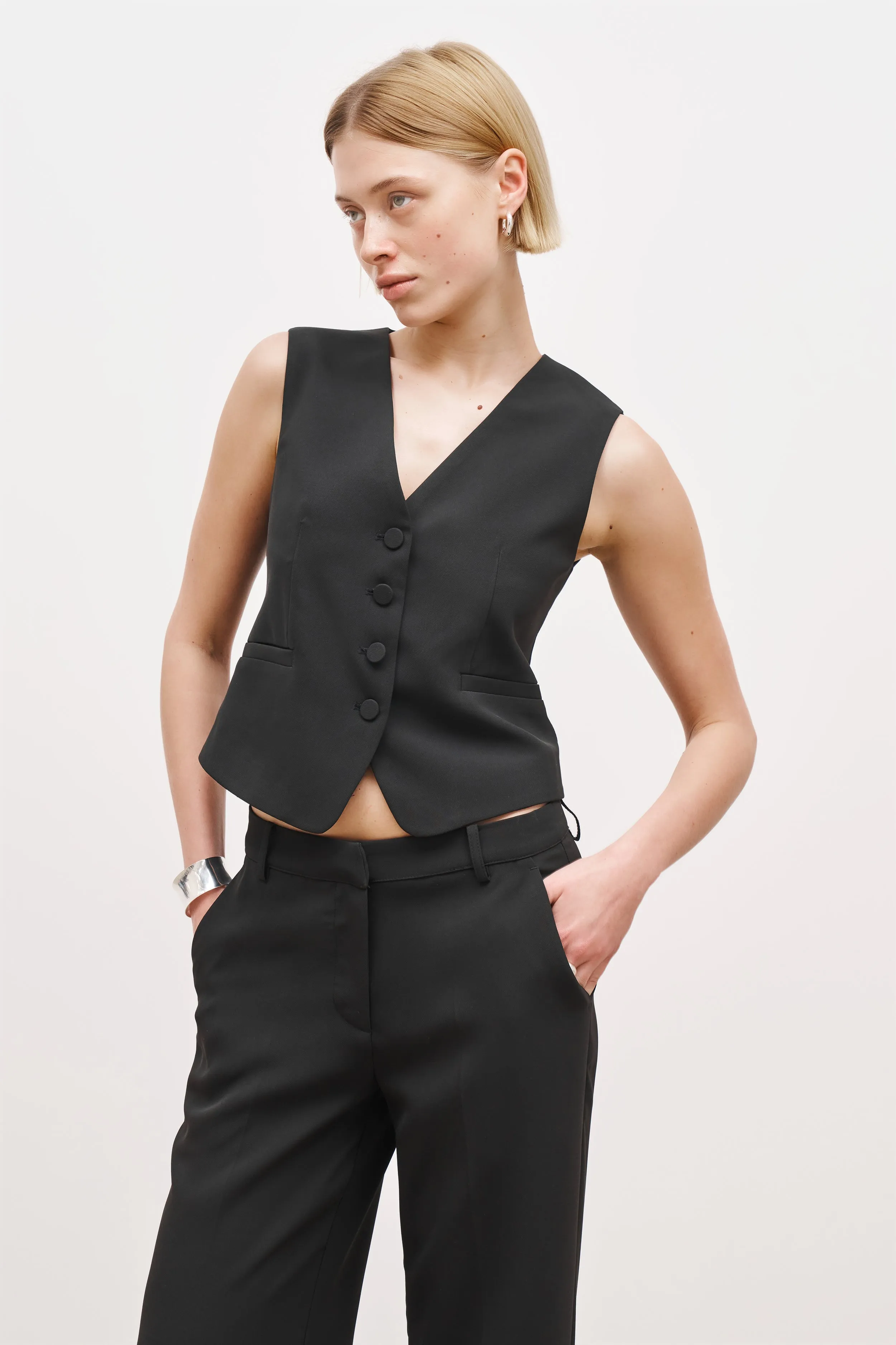 Effortless Waistcoat - Black