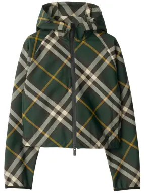 EQUESTRIAN KNIGHT MOTIF CHECK JACKET