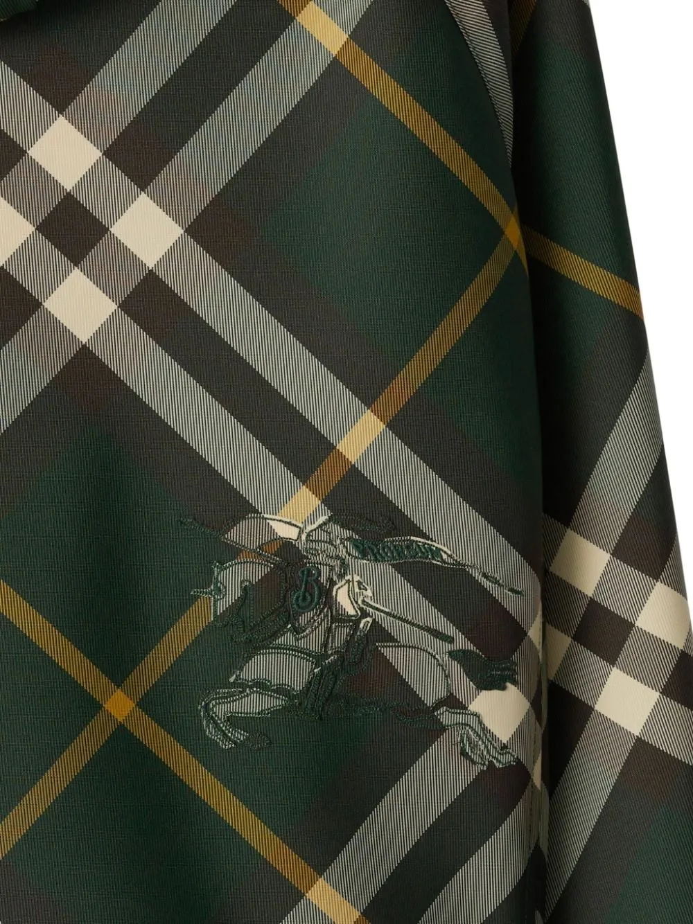 EQUESTRIAN KNIGHT MOTIF CHECK JACKET