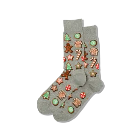 HOTSOX Men's Christmas Cookies Crew Socks