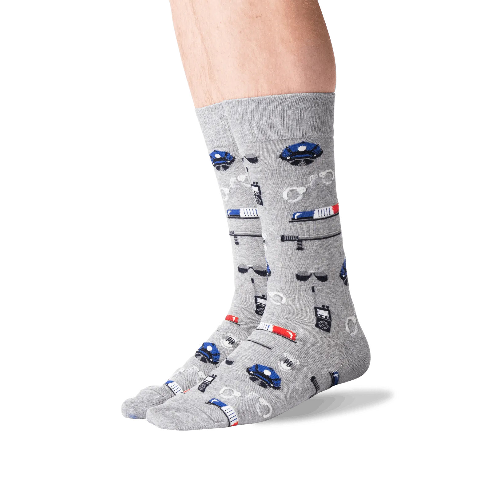 HOTSOX Men's Police Crew Socks