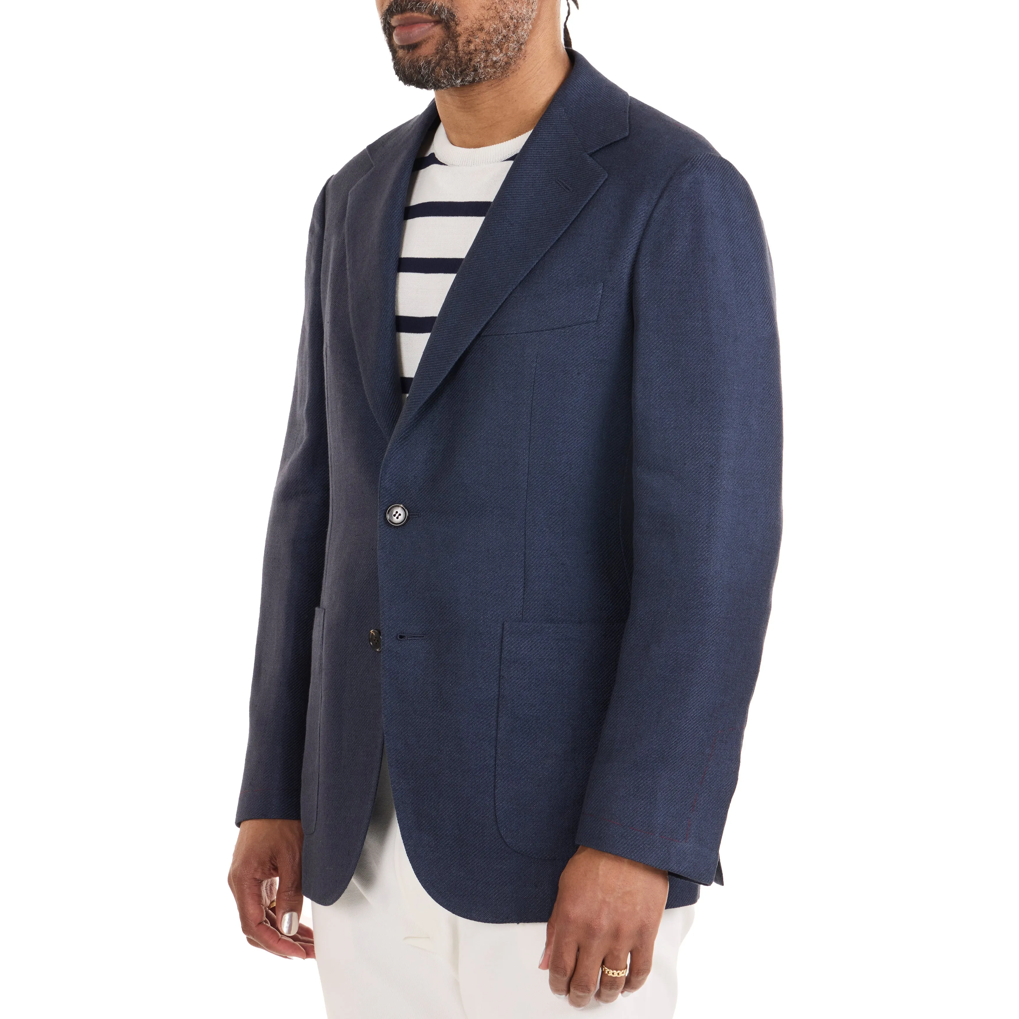 Linen/Silk/Cotton Twill Model 103 Sport Coat