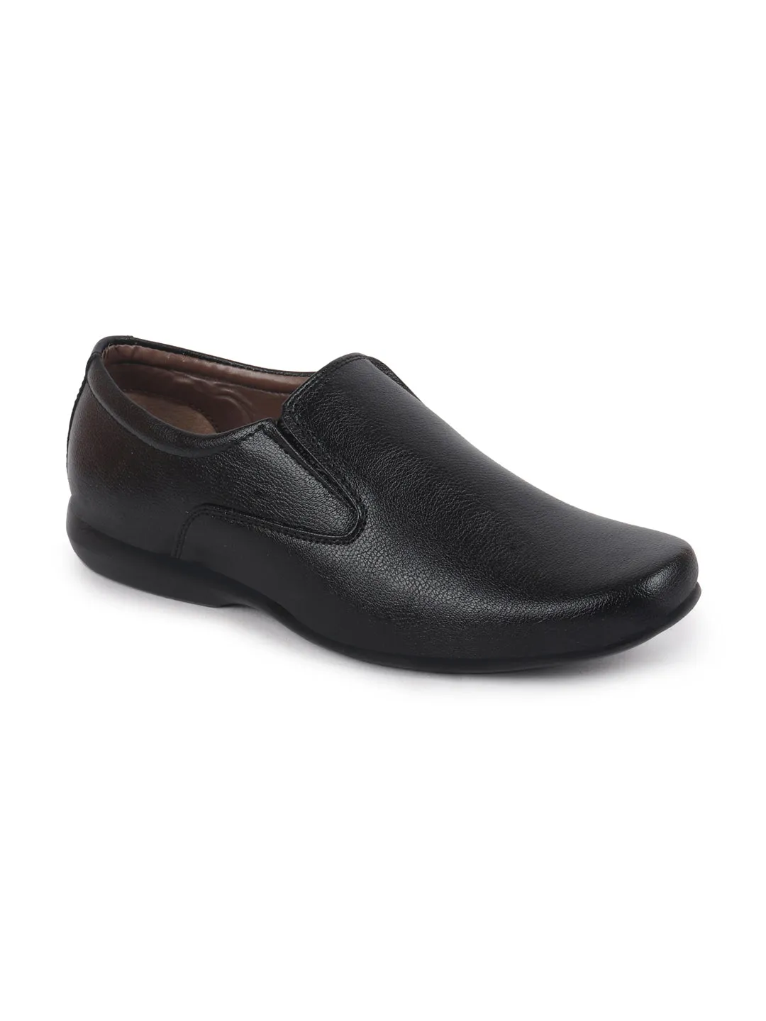 Men Black Formal Slip-On Shoes