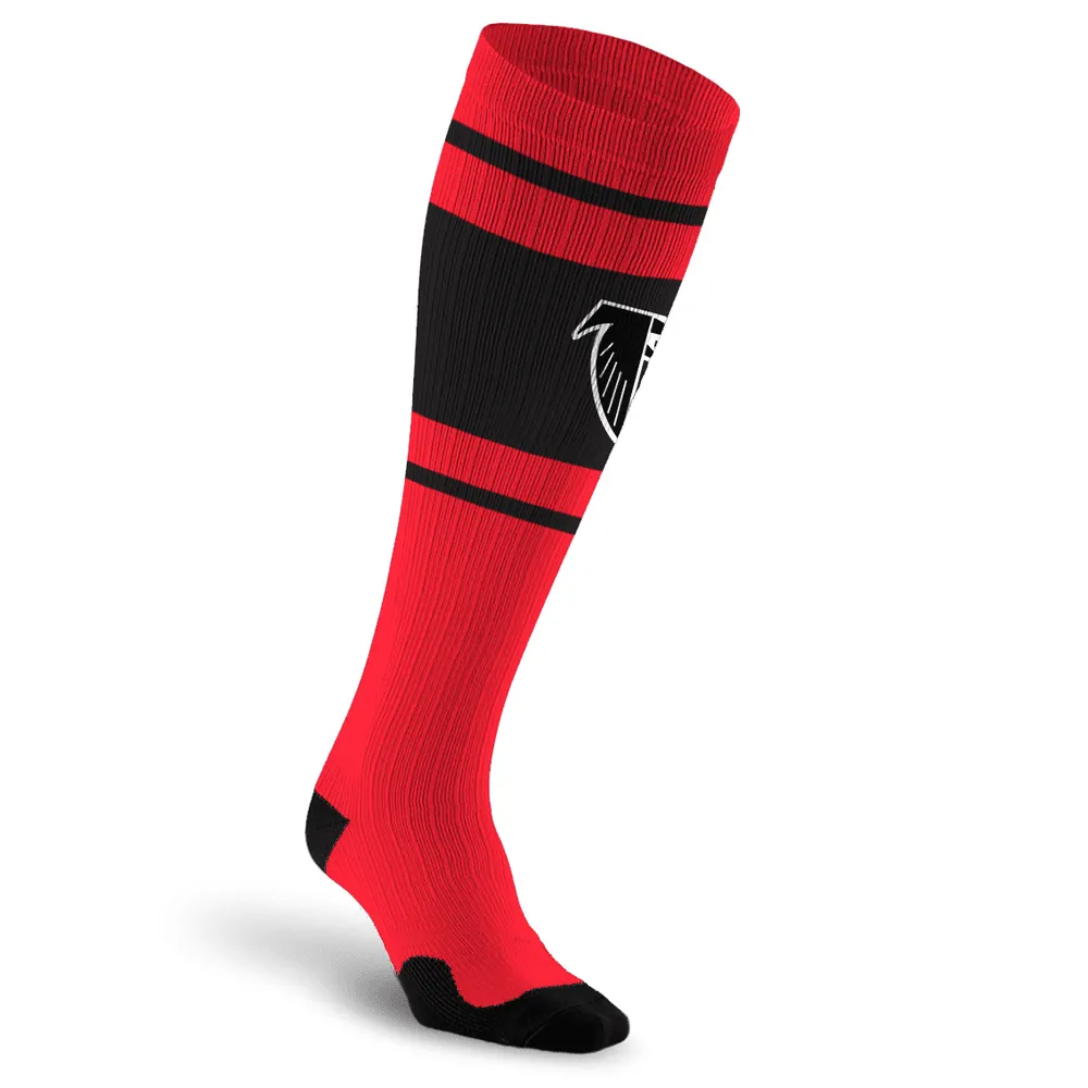 NFL Compression Socks, Atlanta Falcons- Throwback