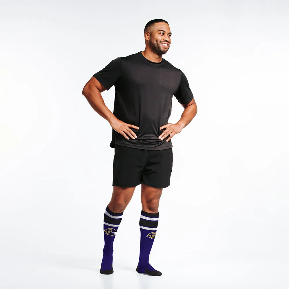 NFL Compression Socks, Baltimore Ravens