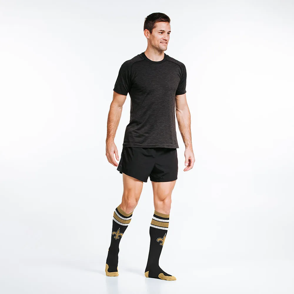 NFL Compression Socks, New Orleans Saints