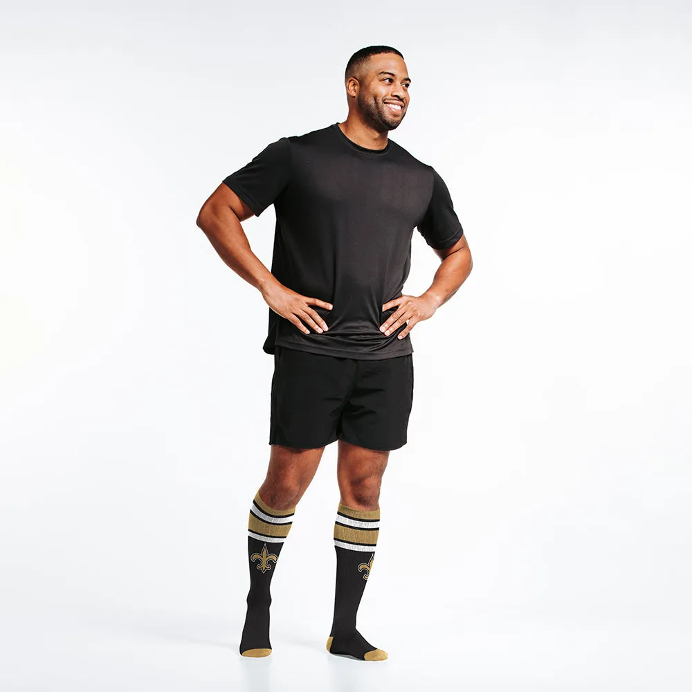 NFL Compression Socks, New Orleans Saints