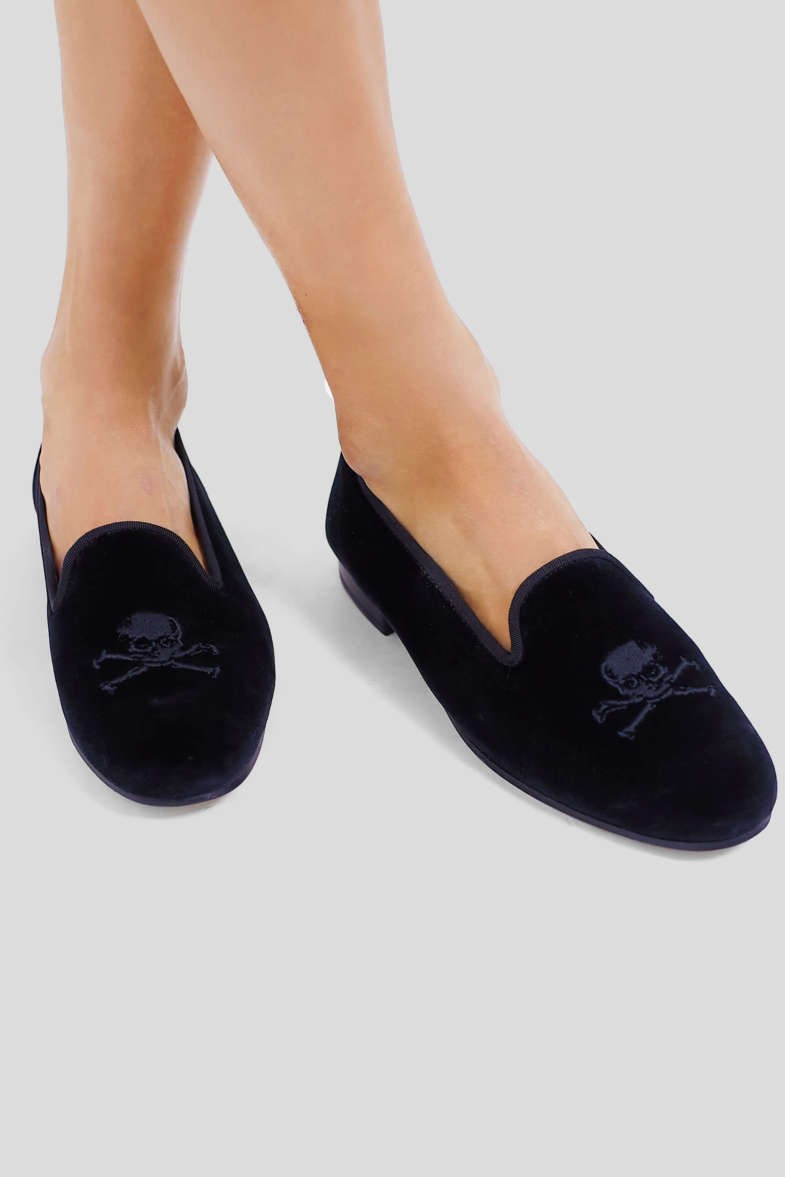 Noir Bones Loafers