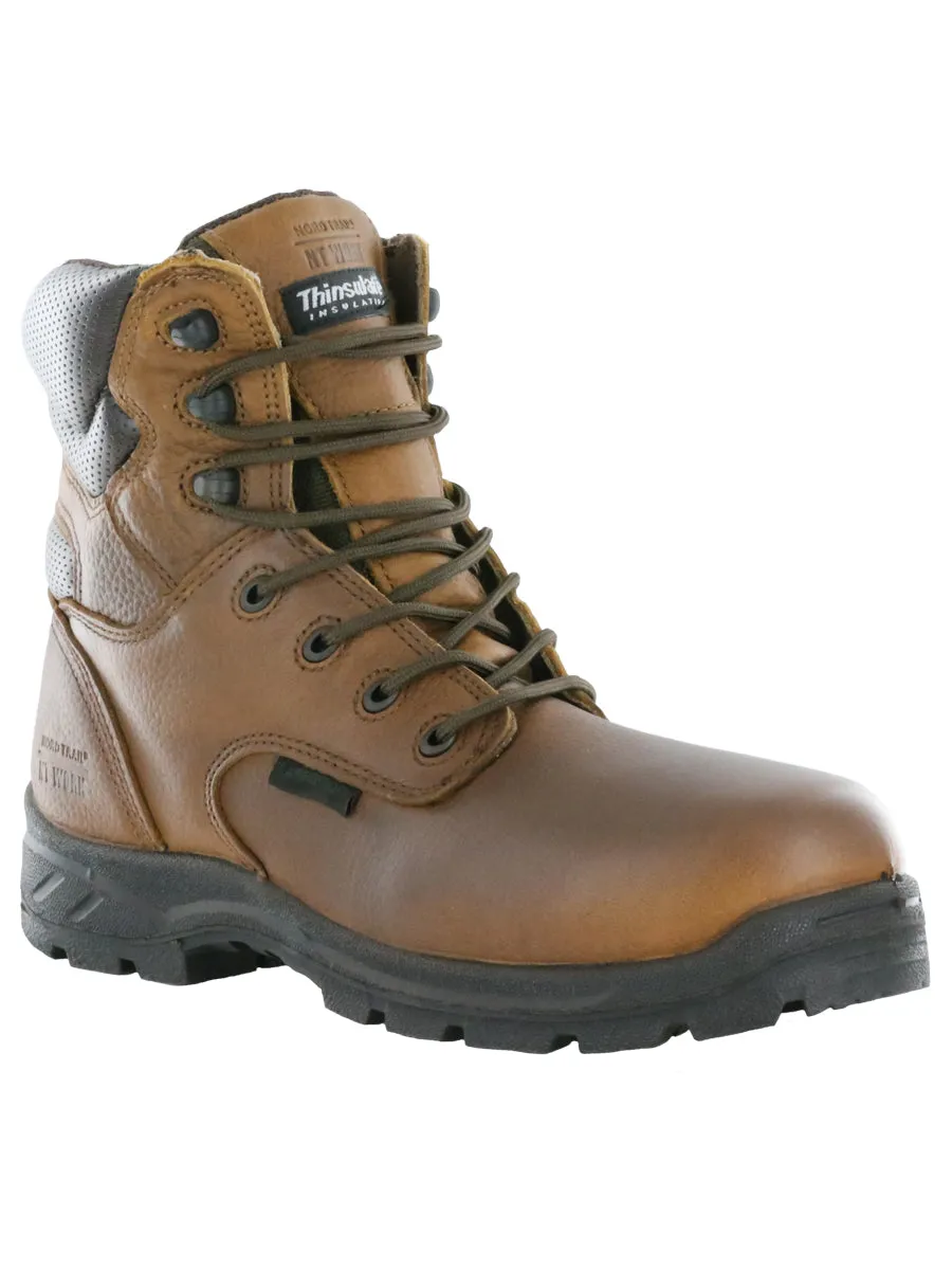 NT Work Men's Big Don II Brown Leather Composite Toe 600g Thinsulate® Insulation Waterproof Work Boot