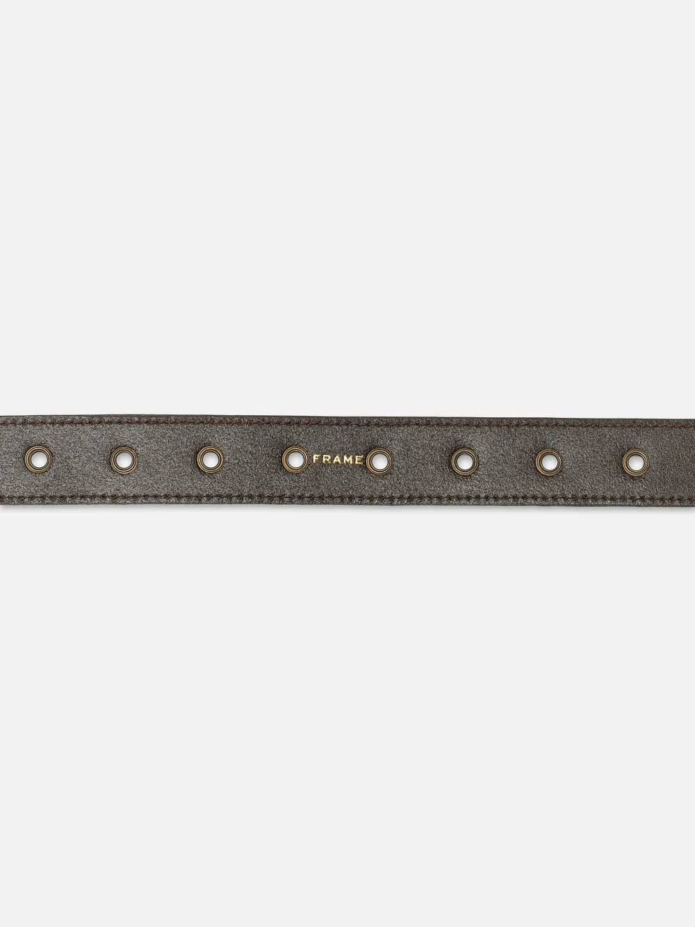 Petit Circle Belt -- Espresso Suede